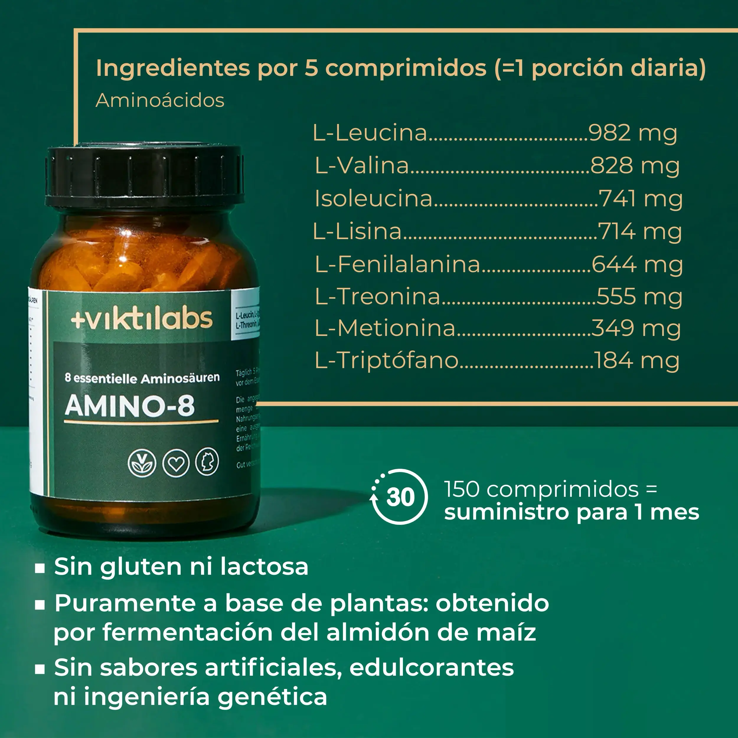 Amino 8: Perfekte Kombination aller essentiellen Aminosäuren nach  Prof. Dr. Lucà-Moretti - Image 19
