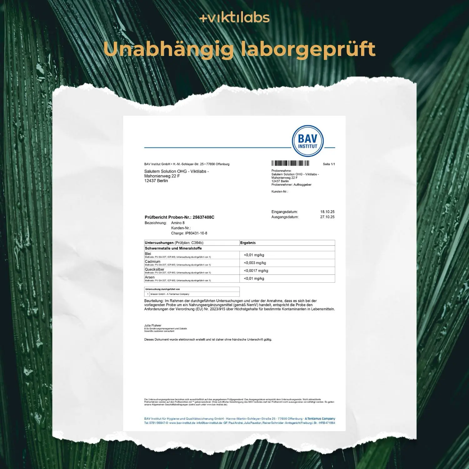 Amino 8: Perfekte Kombination aller essentiellen Aminosäuren nach  Prof. Dr. Lucà-Moretti - Image 22