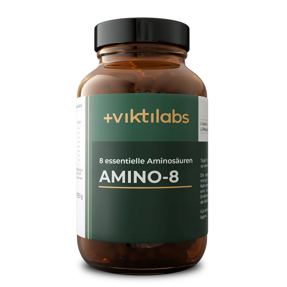 Amino 8: Perfekte Kombination aller essentiellen Aminosäuren nach  Prof. Dr. Lucà-Moretti - Image 26