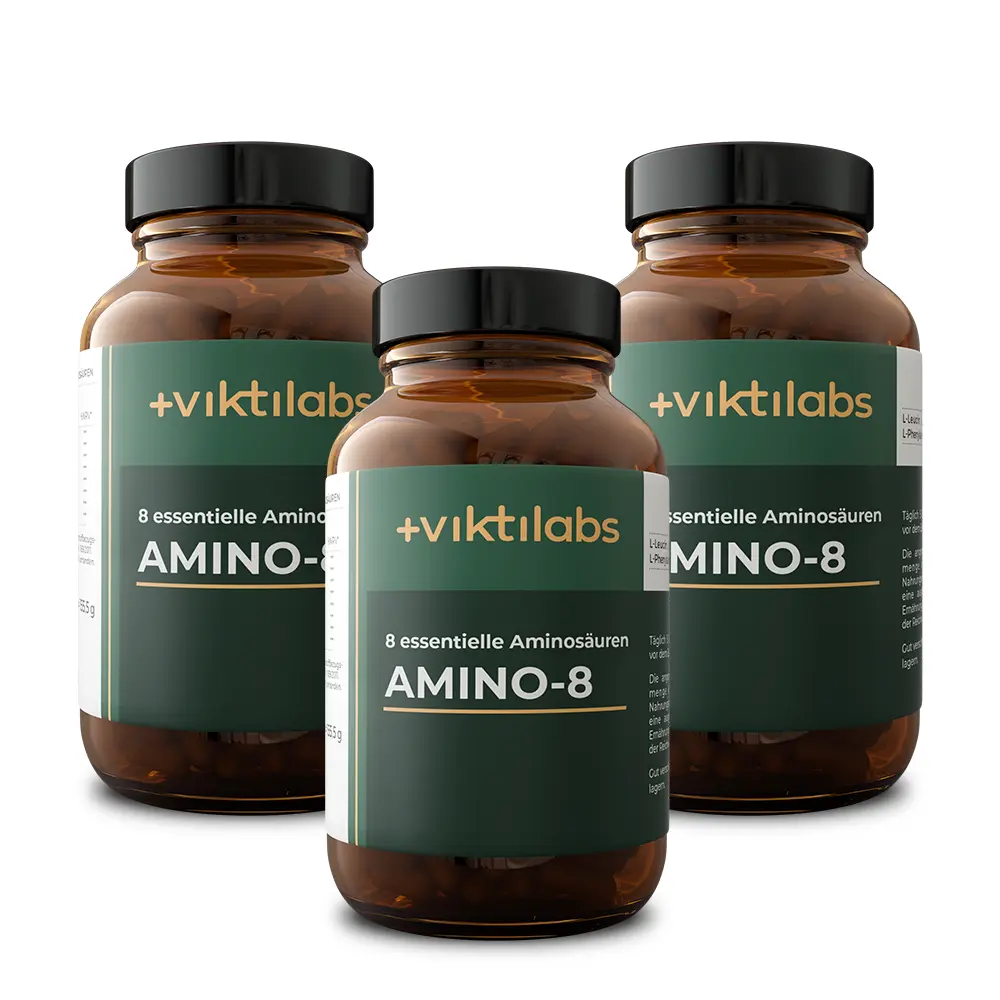 Amino 8: Perfekte Kombination aller essentiellen Aminosäuren nach  Prof. Dr. Lucà-Moretti - Image 27